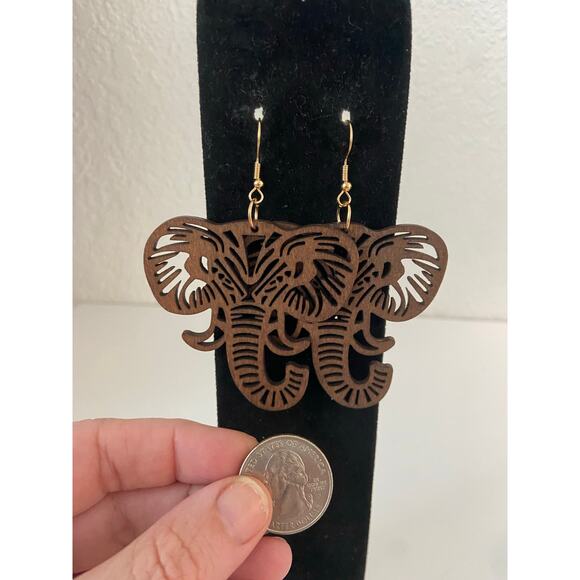 Elephant earrings - Picture 2 of 4